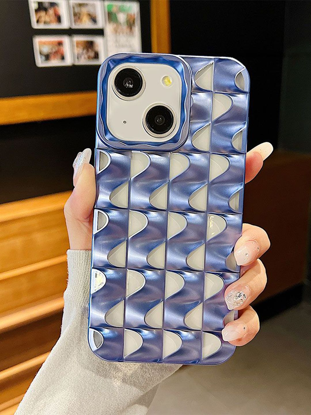 Luxury Kase Texture iPhone 15 Back Case-image-24