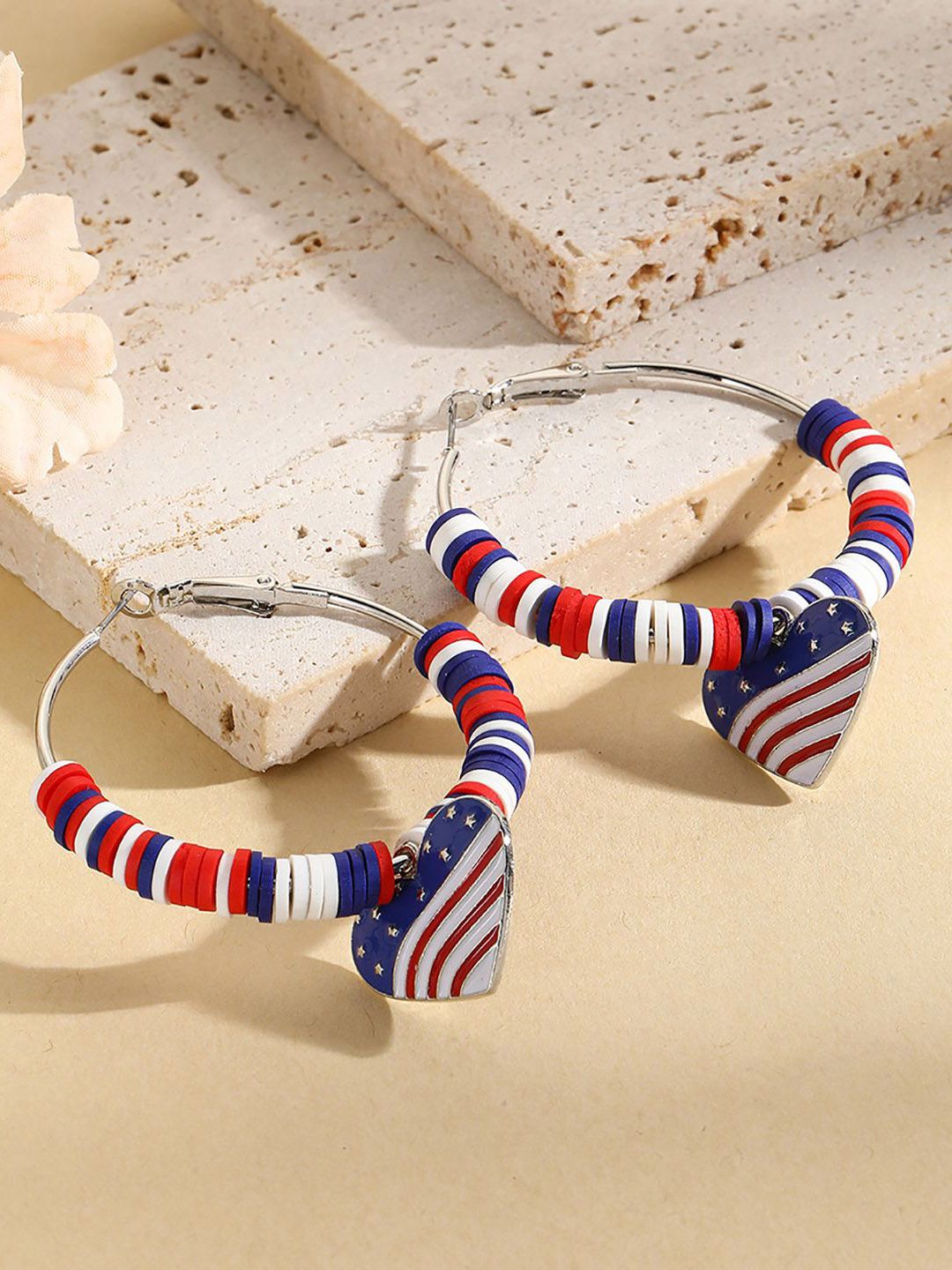 StyleCast x Revolte Silver-Plated Circular Half Hoop Earrings-picture-30