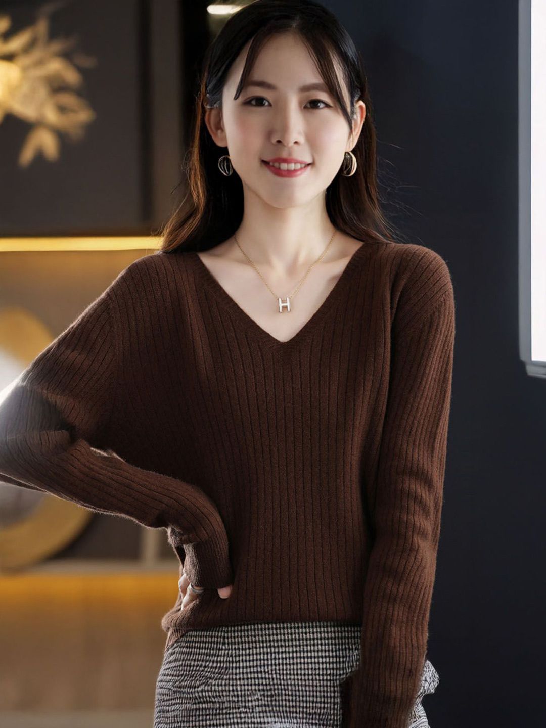 StyleCast Women Ribbed Pullover-picture-33
