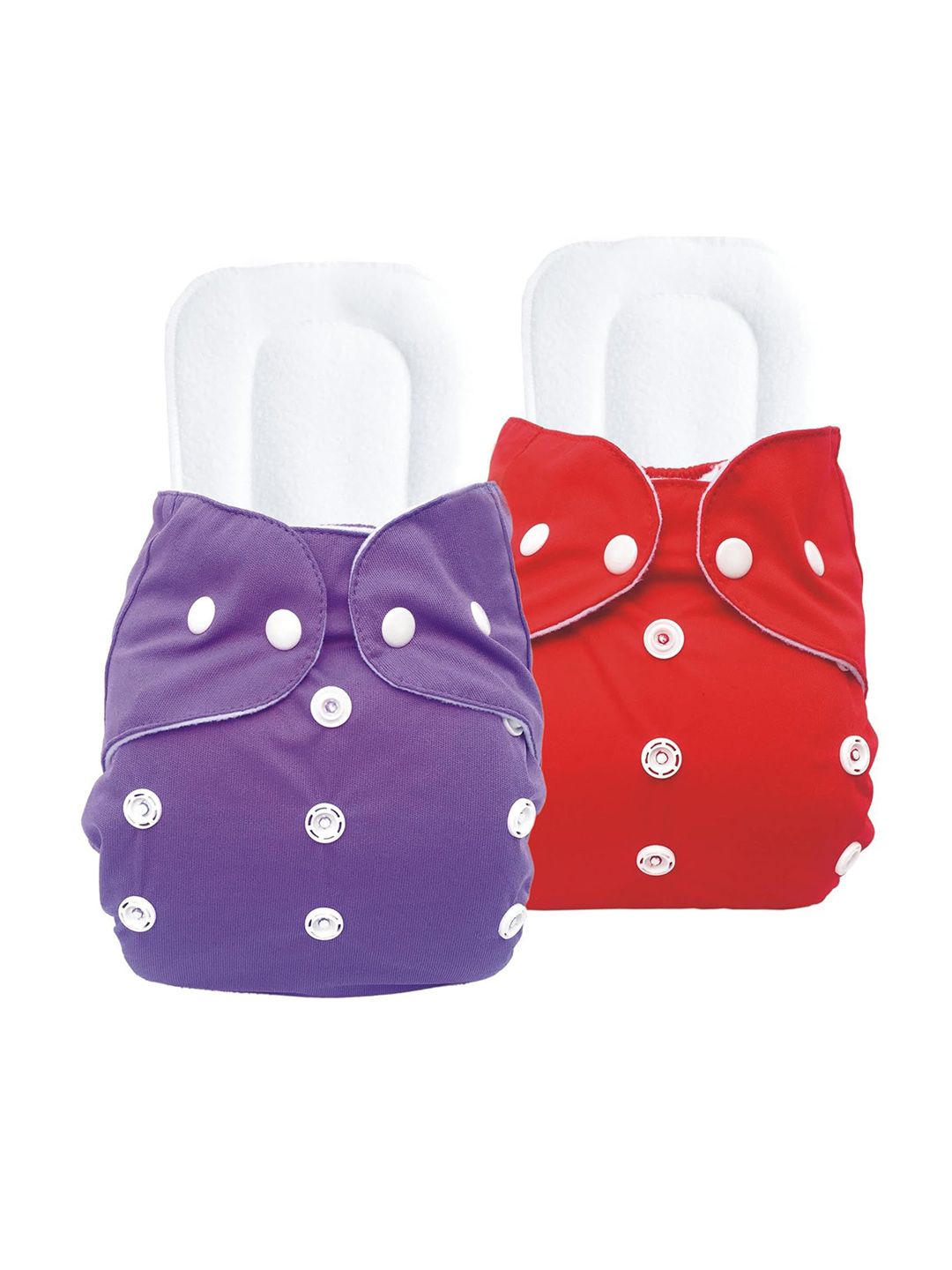 Kritiu Kids Set Of 2 Reusable Waterproof Cloth Diapers With Insert Pad-picture-1