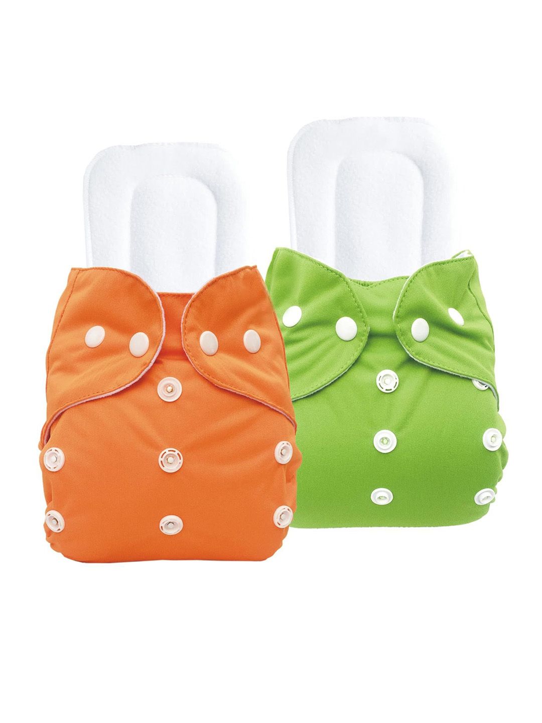 Kritiu Set Of 2 Reusable Waterproof Cloth Diapers With Insert Pads-picture-15