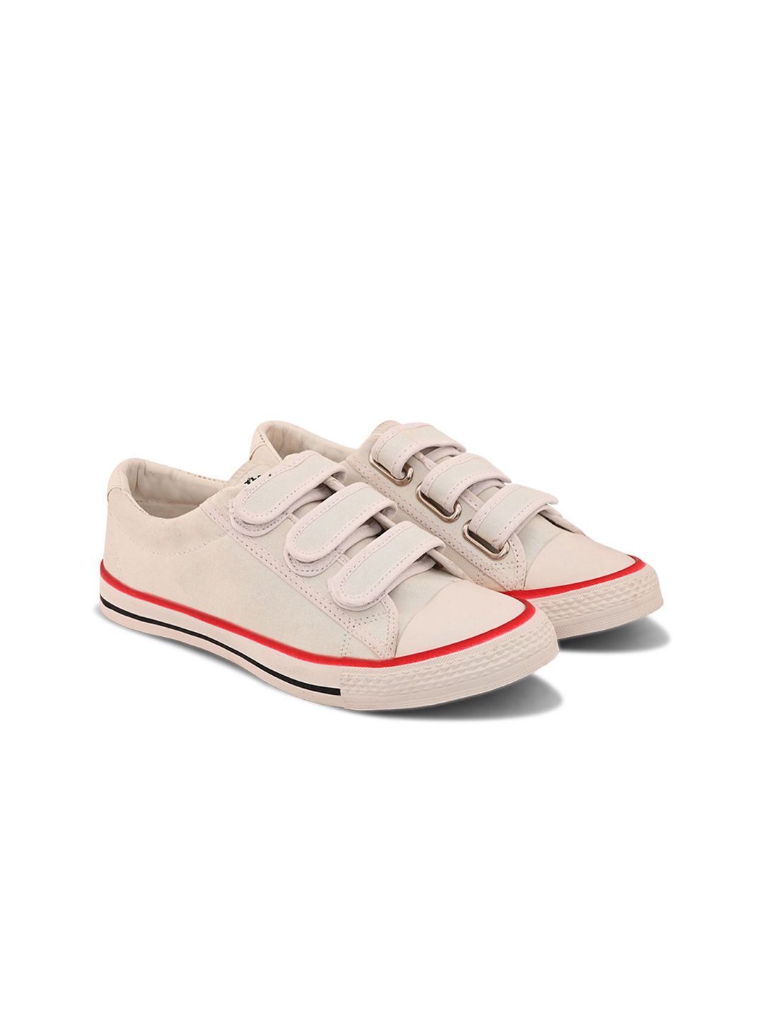 The Roadster Lifestyle Co Women Round Toe Velcro Sneakers-image-47