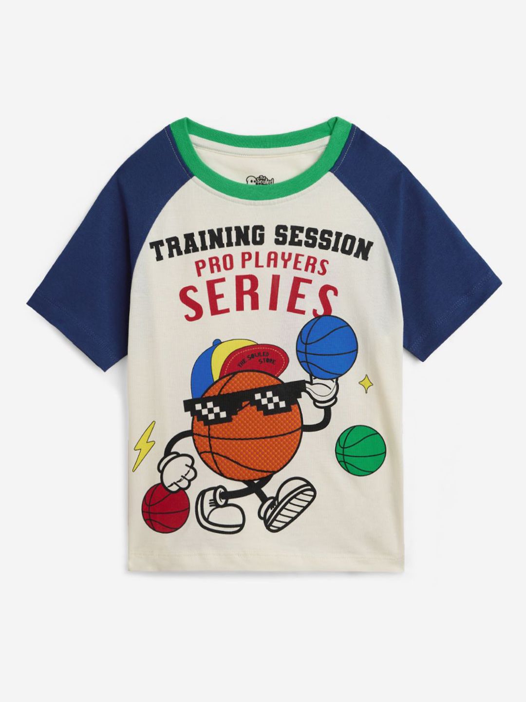 The Souled Store Boys Graphic Printed Round Neck Cotton T-shirt-picture-34