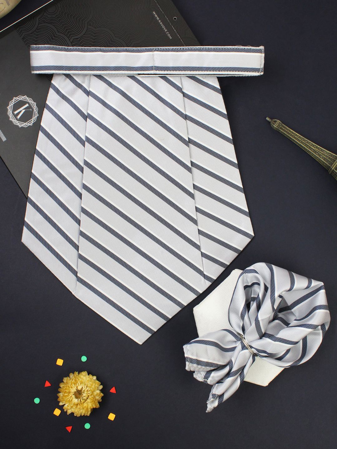 Kavove Men Striped Cravat-picture-15