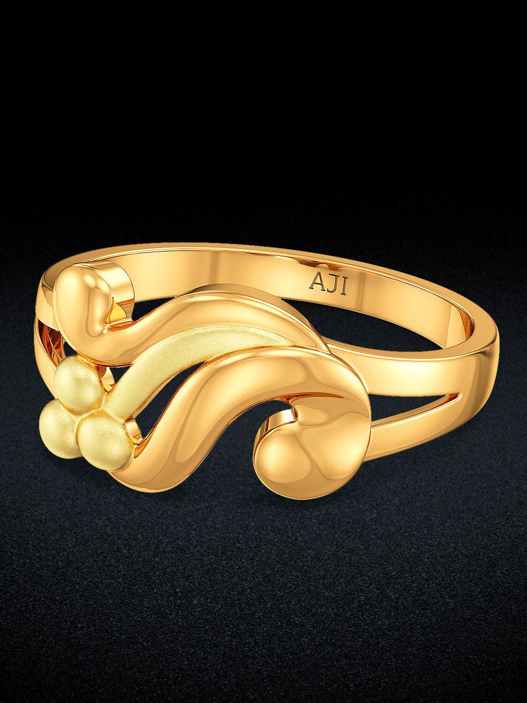Joyalukkas Unisex Kids 22 KT Ring Gold-image-1