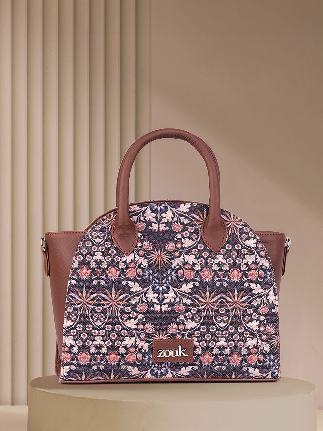 ZOUK Women Floral Printed Swagger Handheld Bag-picture-10