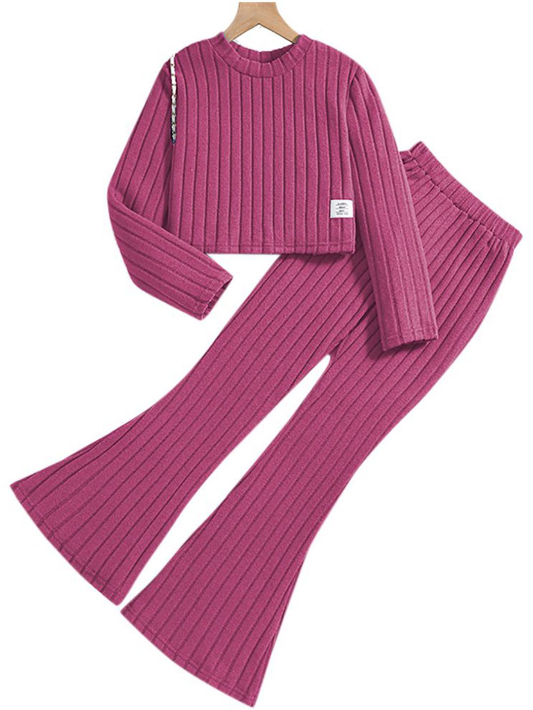 StyleCast x Revolte Girls Purple Top with Palazzos-picture-13