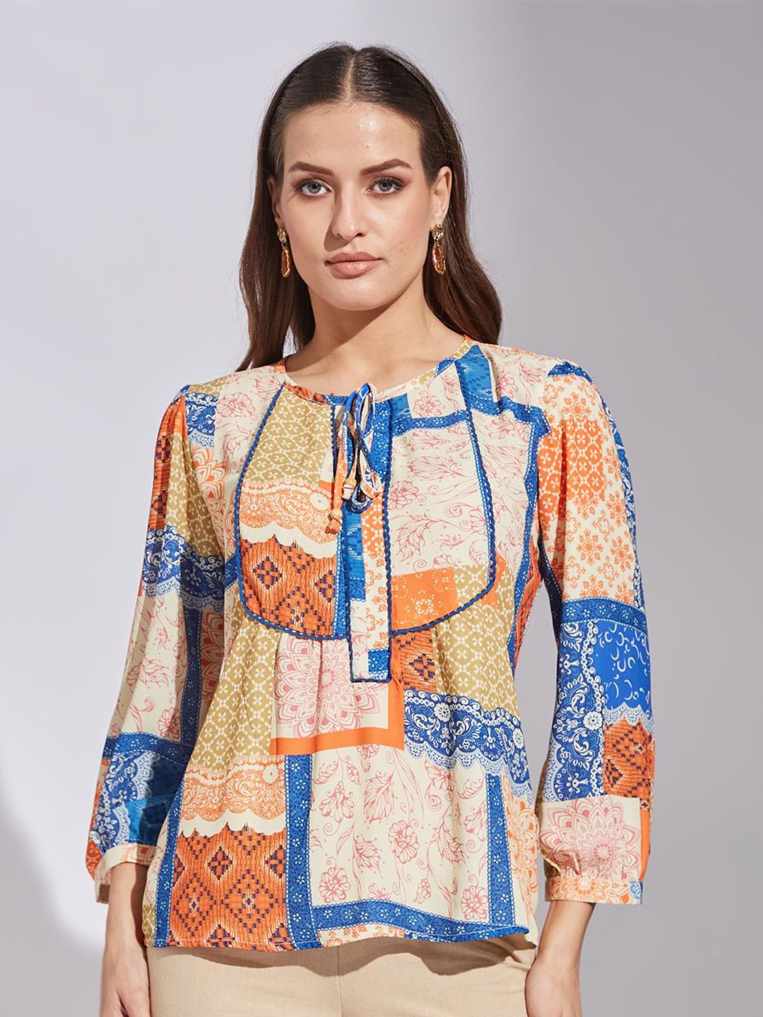 Latin Quarters Women Printed Top-picture-43