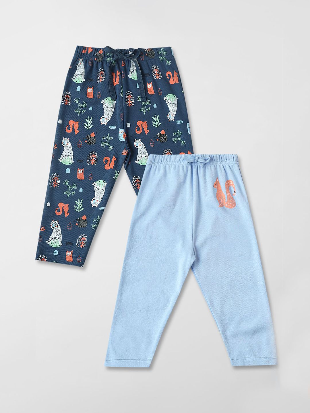 Nauti Nati Unisex Kids Animal Printed Tailored Wrinkle Free Joggers Trousers-picture-40