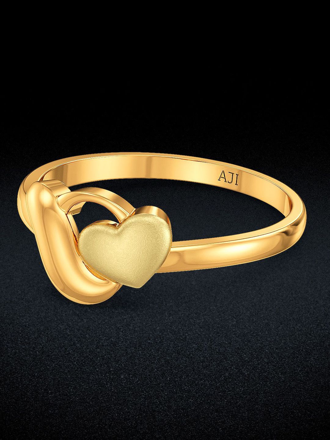 Joyalukkas Kids 22KT Heart Design Gold Ring-image-36