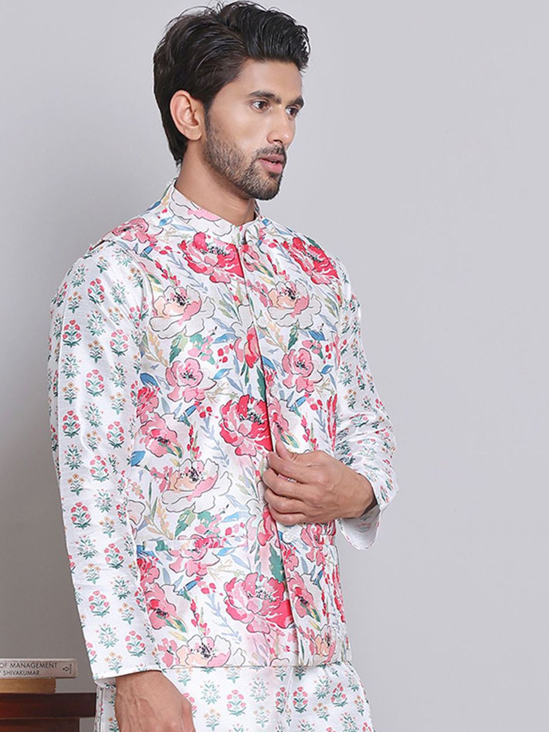 jompers JompersMen Printed Nehru Jackets-picture-23
