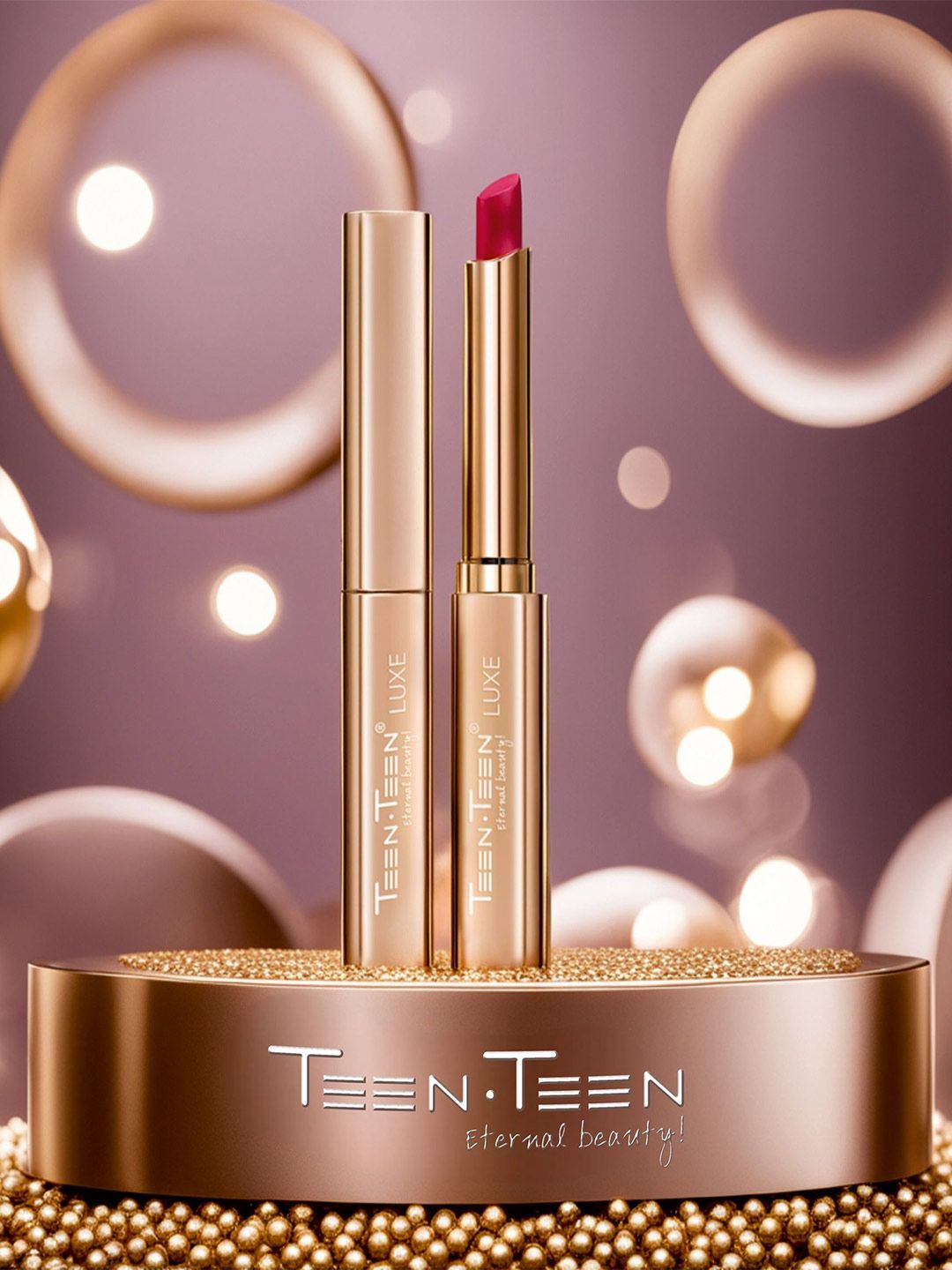 TEEN TEEN COSMETICS Luxe Matte Long Lasting Non Transfer Lipstick - 1 g - Mauve Madness 02-picture-12