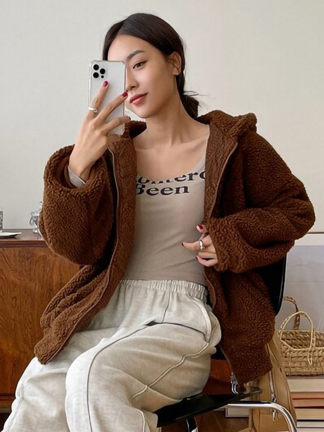 The Dry State Women Solid Hooded Sweatshirt-picture-24
