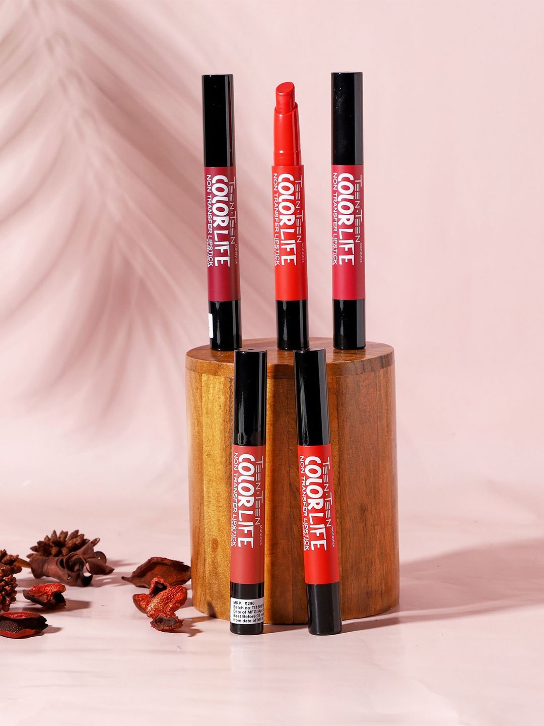 TEEN TEEN COSMETICS Color Life Non Transfer Lipstick With Primer - 2 g - Rust Red 14-picture-31