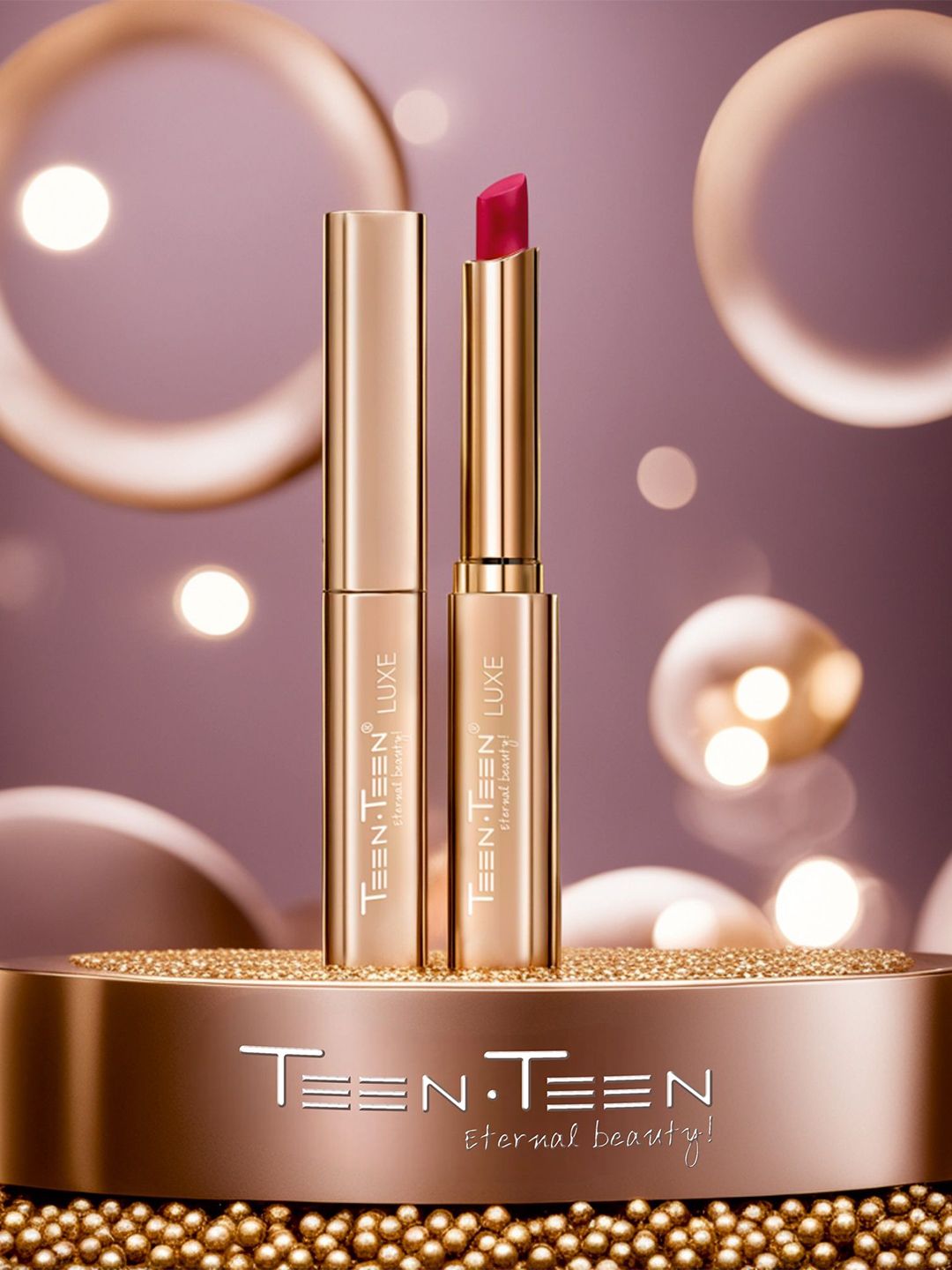 TEEN TEEN COSMETICS Luxe Matte Non Transfer Long Lasting Lipstick - 1 g - Mulled-Wine 07-picture-41