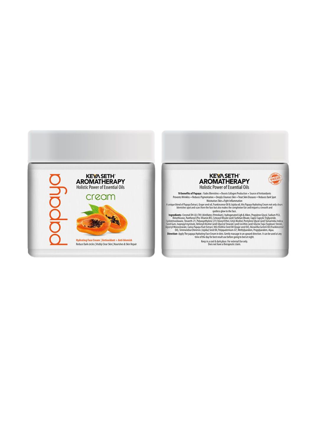 keya seth aromatherapy KEYA SETH Papaya Day Cream with Jojoba & Grapeseed for Glowing & Anti Blemish - 50 ml-picture-12