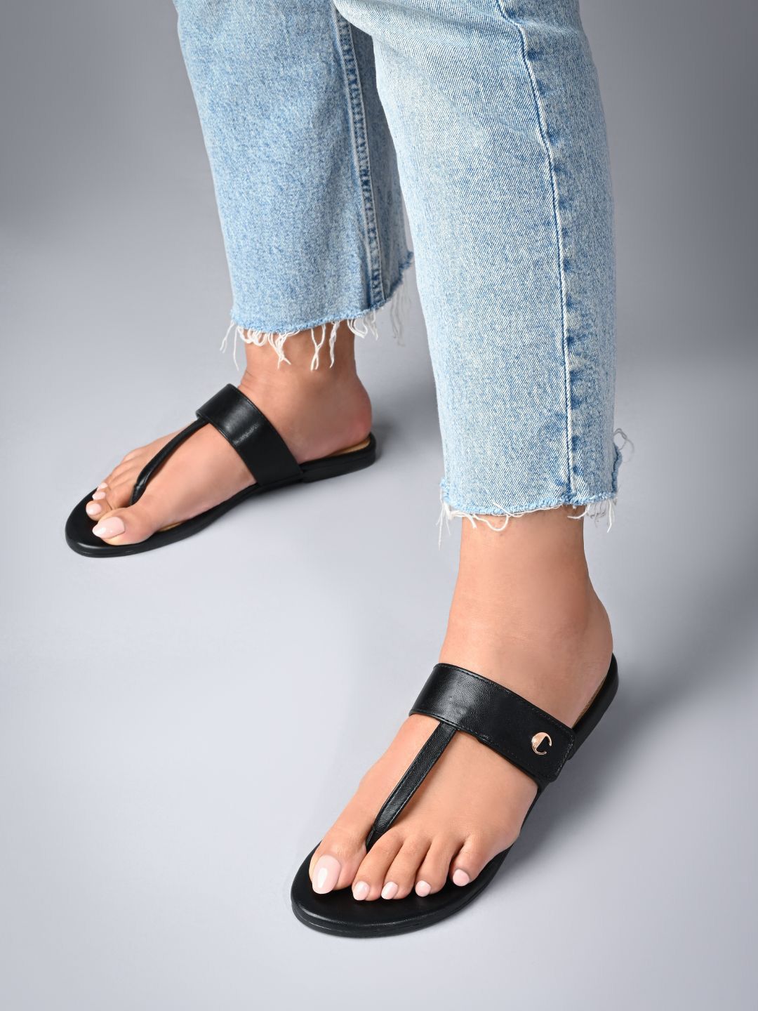 CAI Women T Strap Flats-picture-32