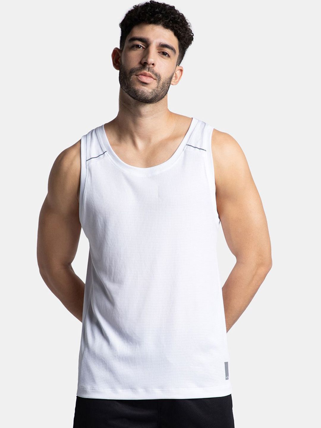 Jockey Antimicrobial Innerwear Vests MV57-0103-WHITE