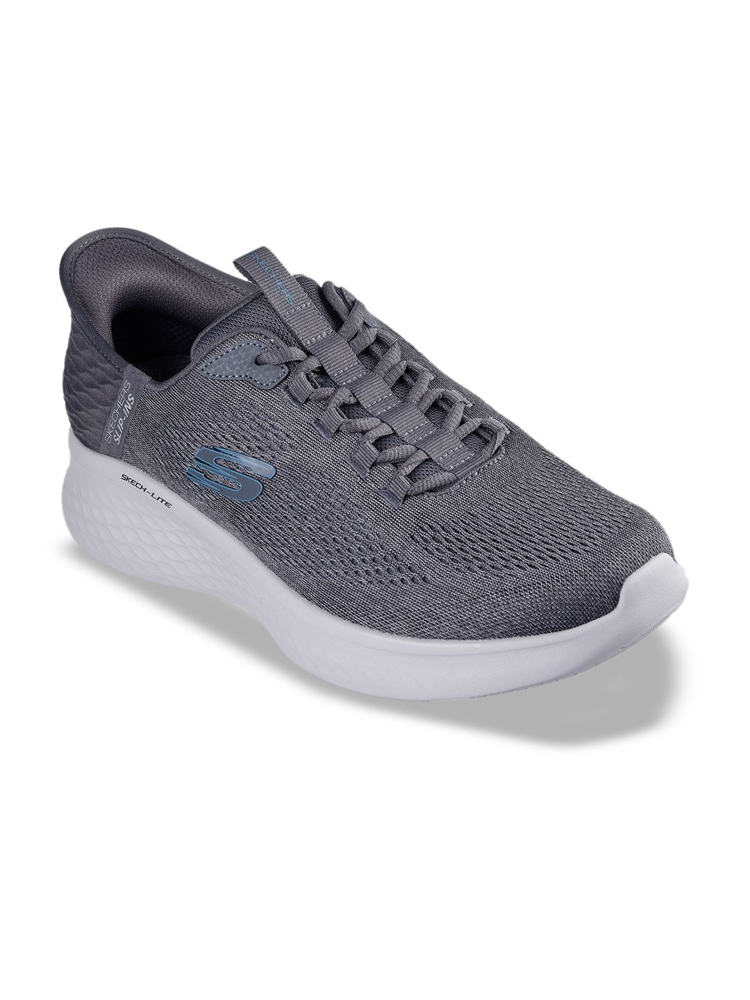Skechers SLIP-INS: SKECH-LITE PRO - PRIMEBASE Men Textured Round Toe Lace Ups Sneakers-picture-34