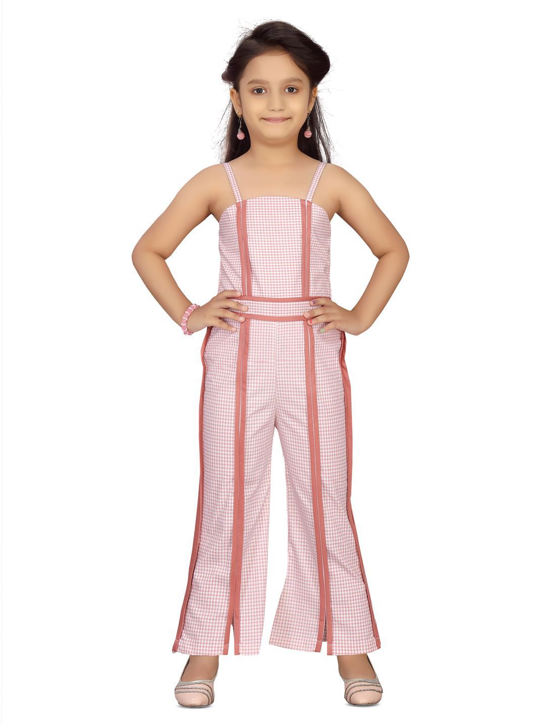 BAESD Girls Checked Top with Trousers-picture-19