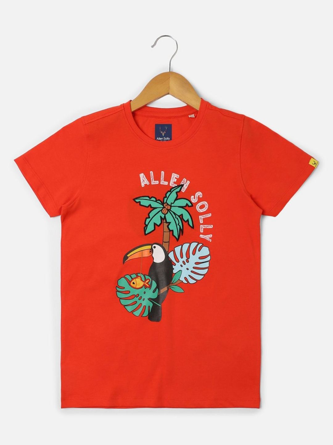 Allen Solly Junior Boys Graphic Printed Round Neck Cotton T-shirt-picture-14