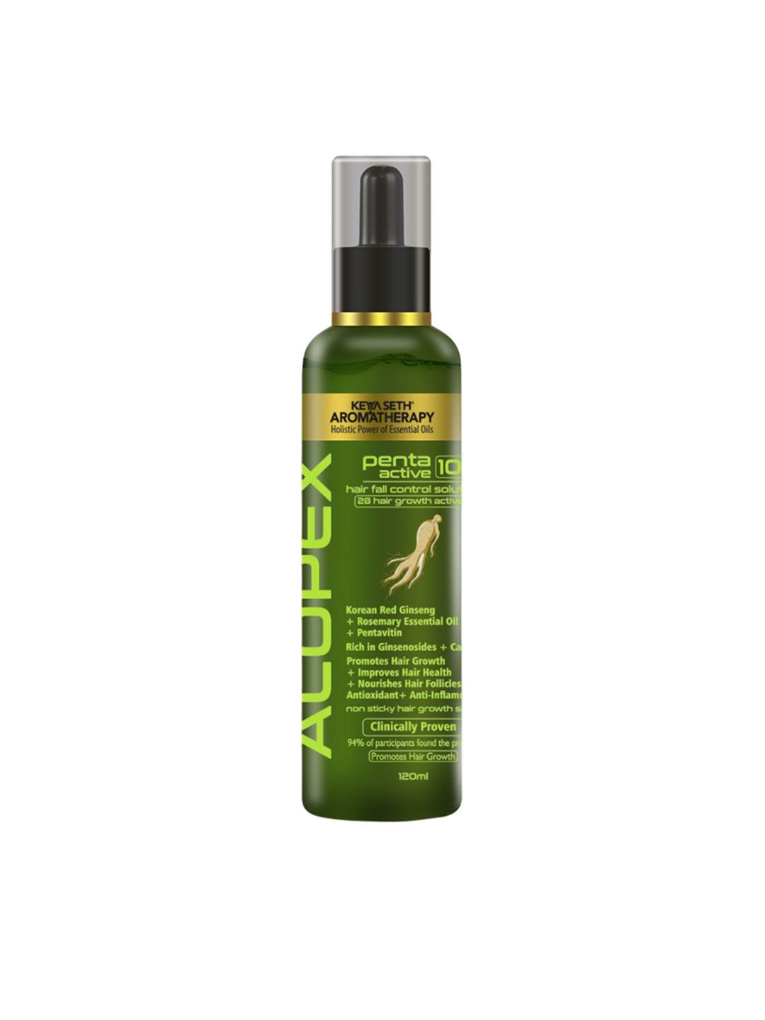KEYA SETH Aromatherapy Alopex Penta Active 10 For Hairfall Control Solution Serum-100ml-image-10