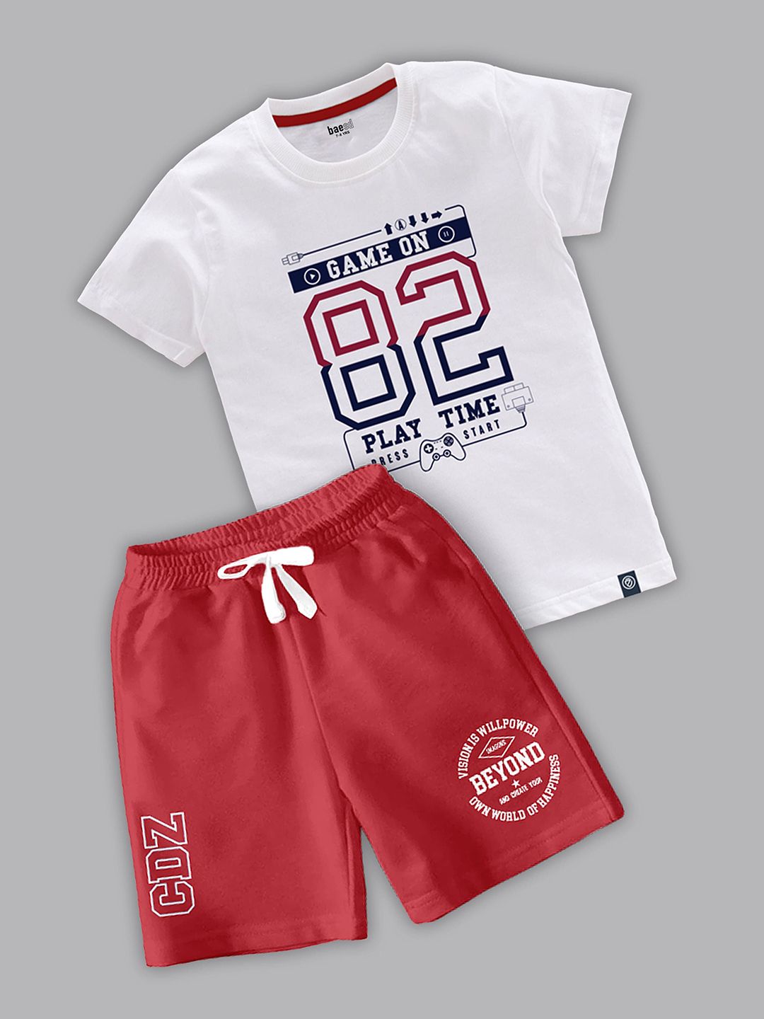 BAESD Boys Printed T-shirt with Shorts-picture-20