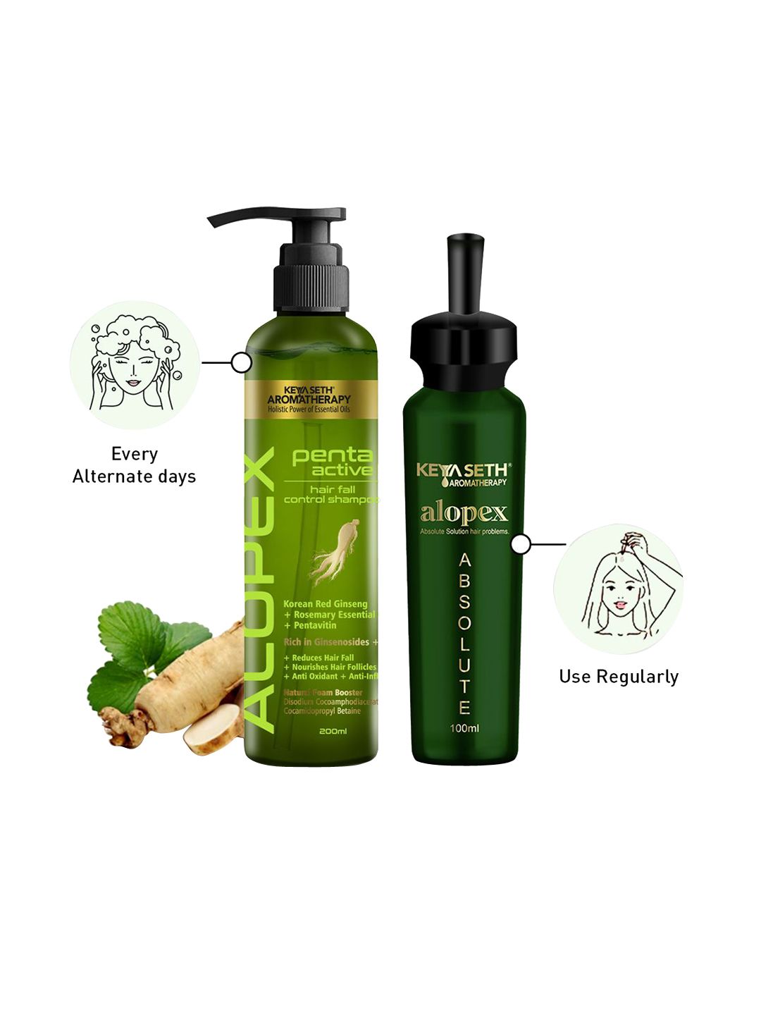 KEYA SETH Aromatherapy Alopex Absolute Solution Hair Serum-100ml-image-11