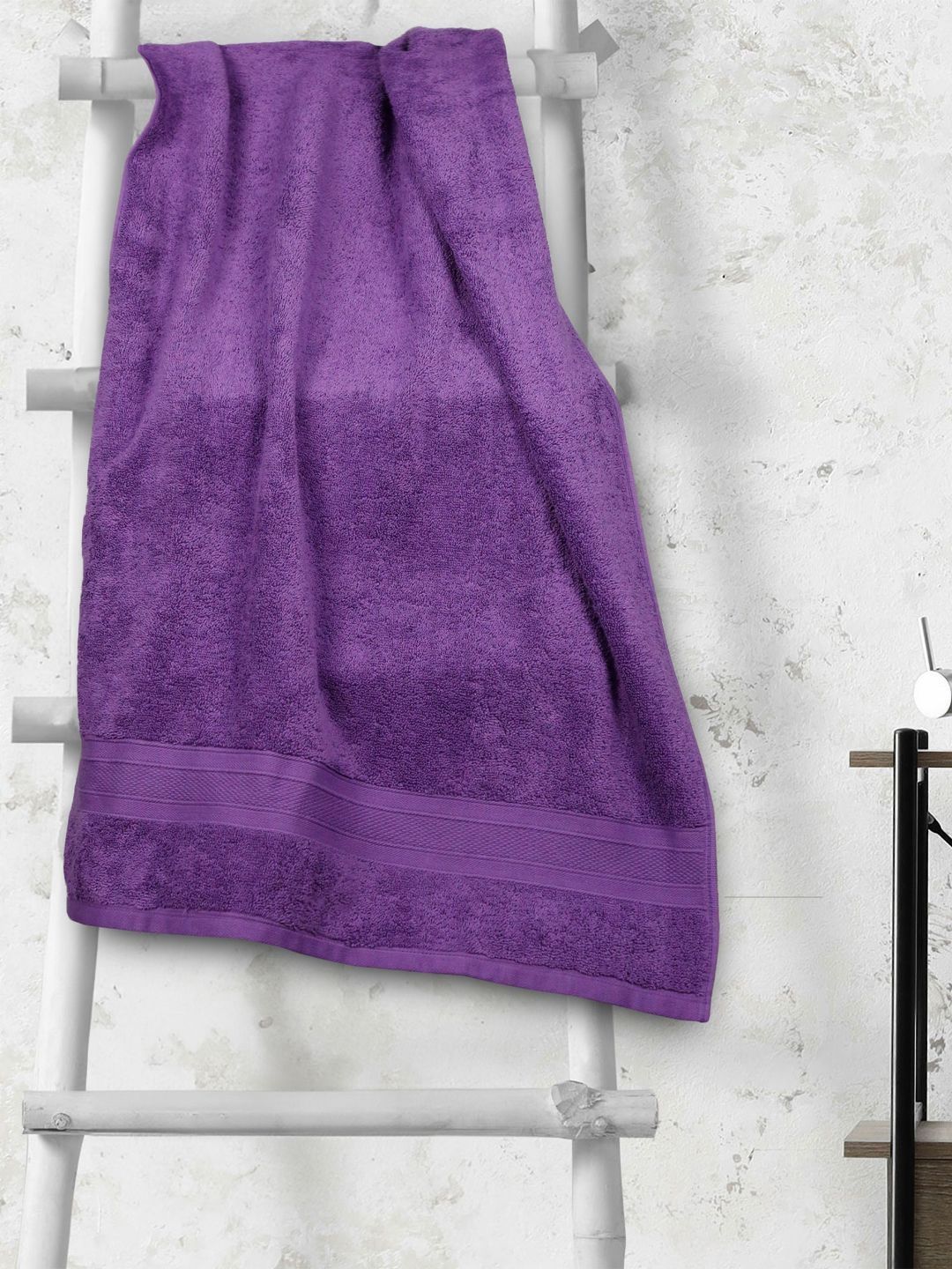 MYTRIDENT Purple 1 Cotton 500 GSM Bath Towel-image-47