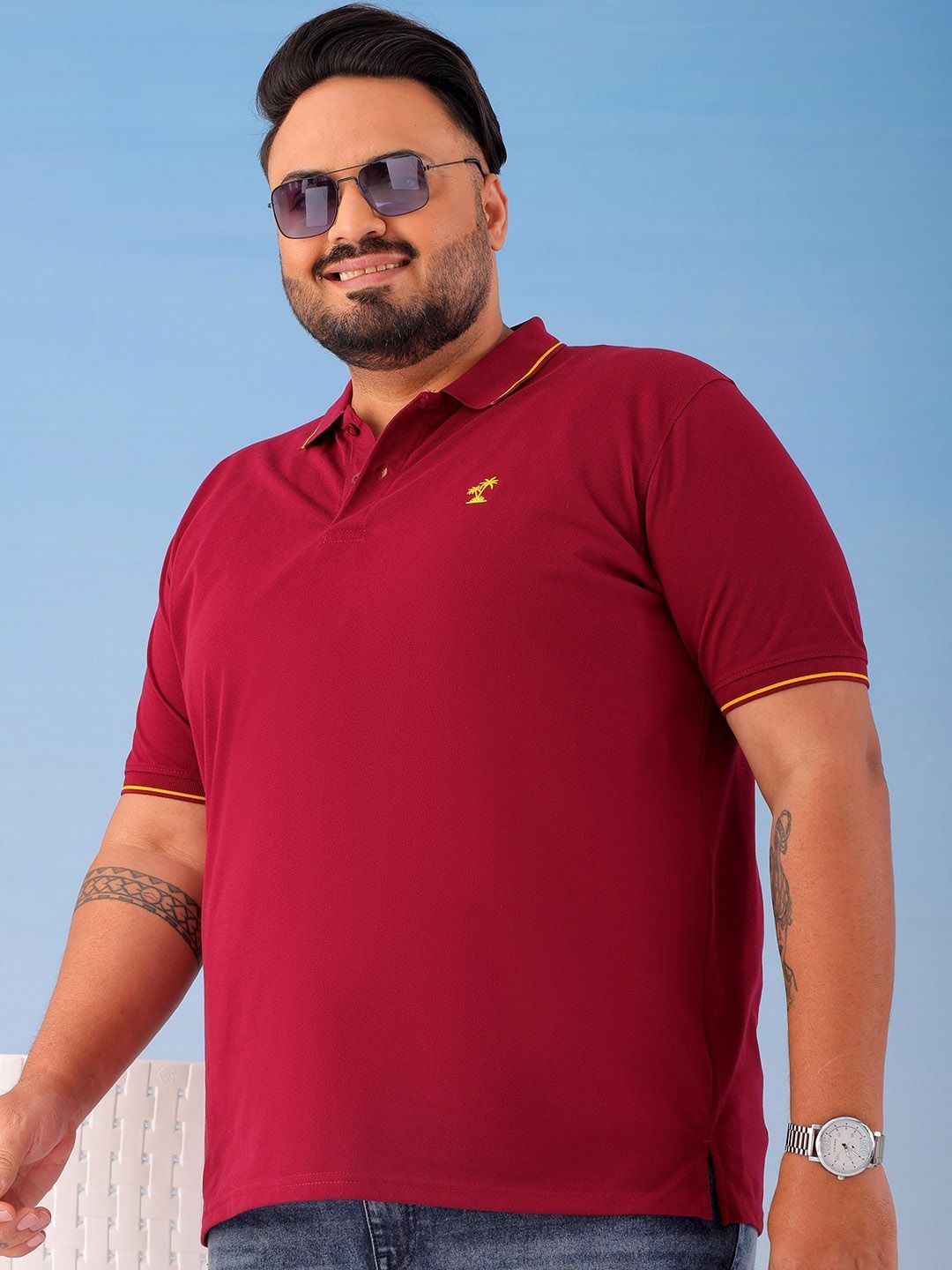 hardsoda by the indian garage co HARDSODA Men Polo Collar T-shirt-picture-35