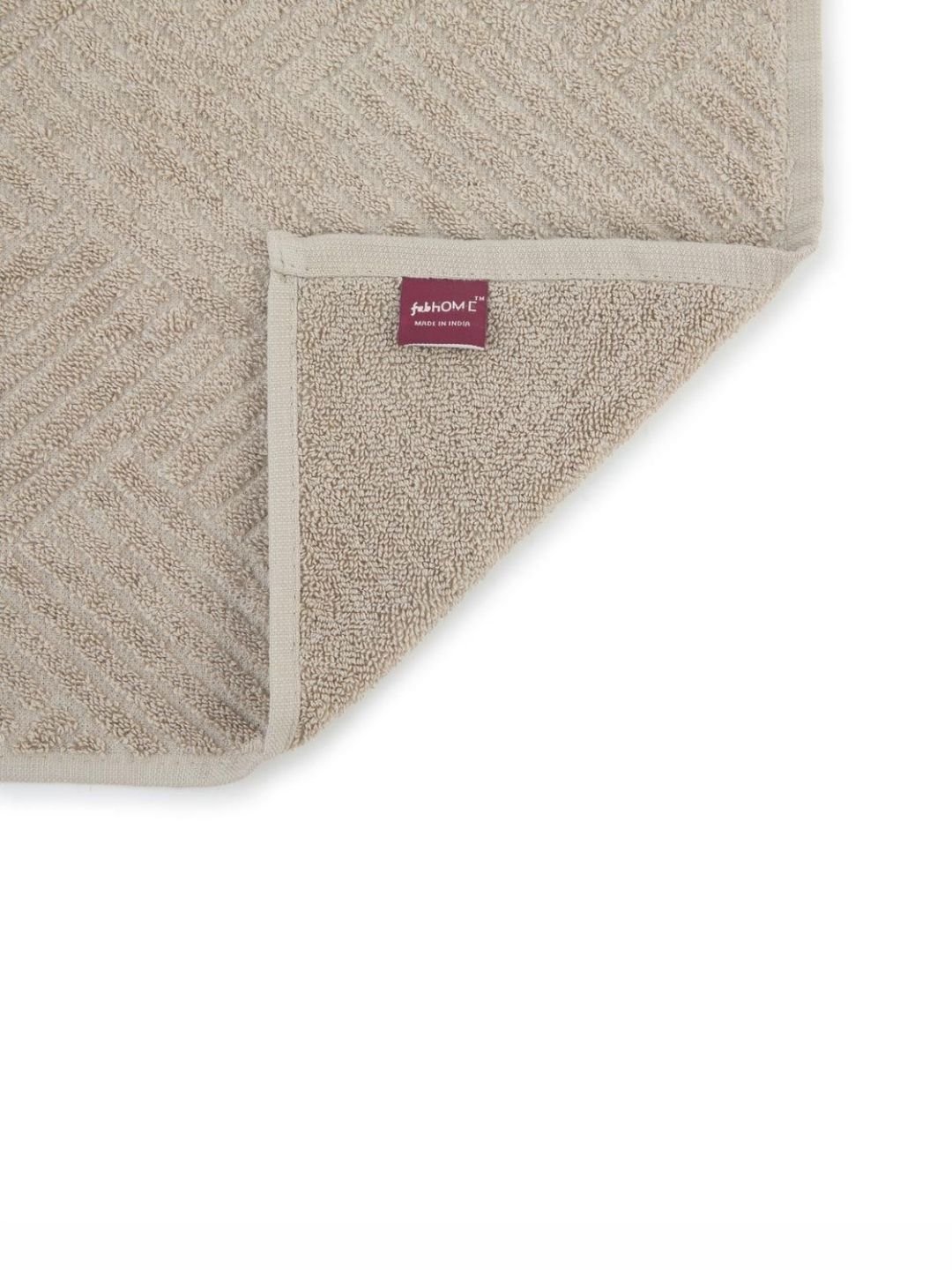 Fabindia Beige 1 Piece Cotton 570 GSM Towel Set-image-13