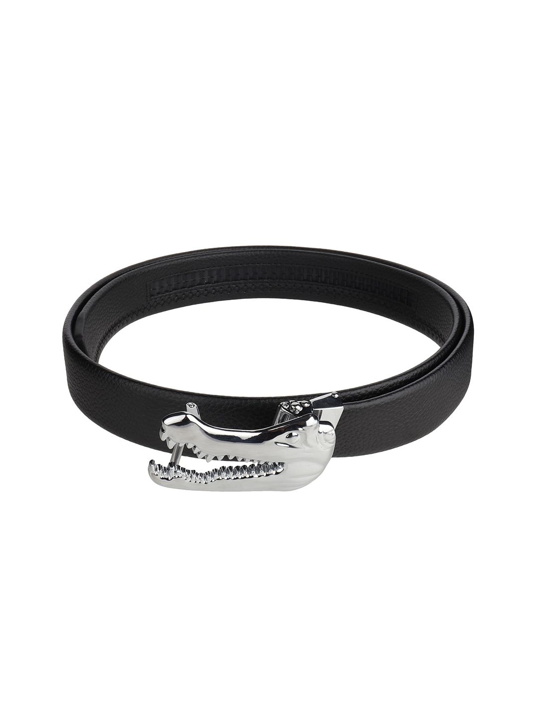WINSOME DEAL Men Textured Slider Buckle Closure Belt-picture-11