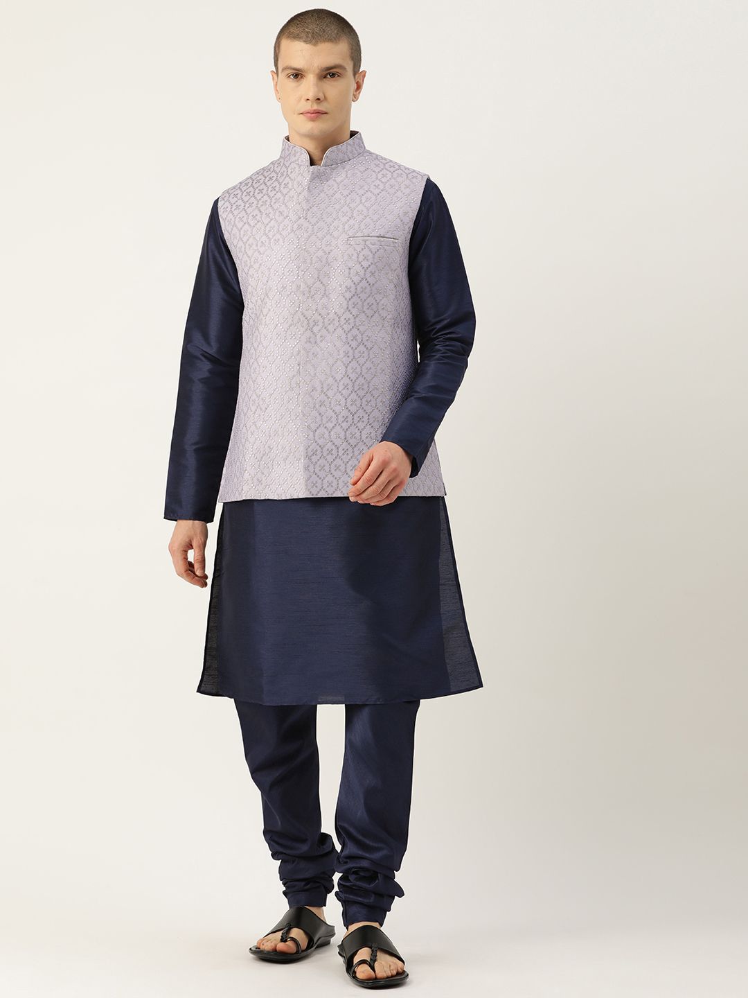 simaaya Sayisha Embroidered Nehru Jackets-picture-11