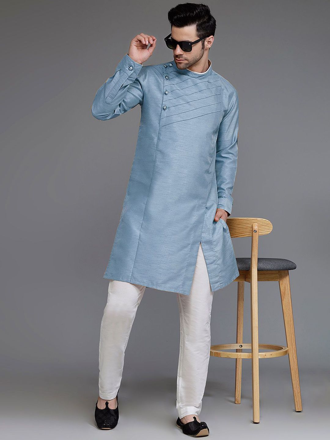 Utsav Fashion Men Regular Kurta with Trousers-picture-47