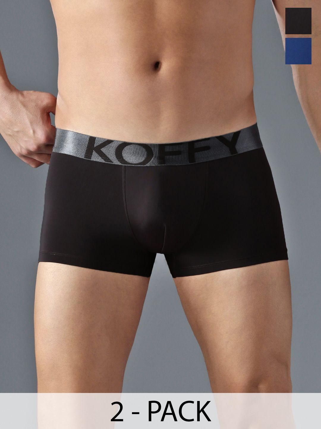 mast & harbour x koffy KOFFY Pack of 2 Cotton Trunks KOFFY_KI52_AFBU_BRN_2PC-picture-39