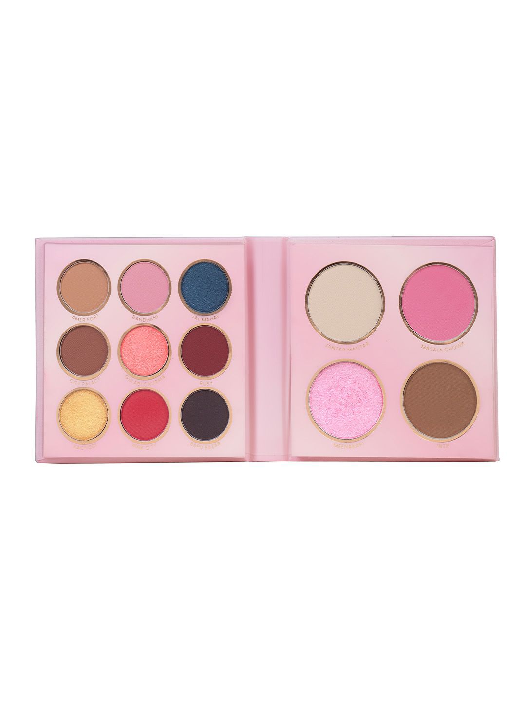 MARS 9 Eyeshadow Palette With 1 Highlighter Blusher Bronzer & Compact Powder- 16 g-picture-20