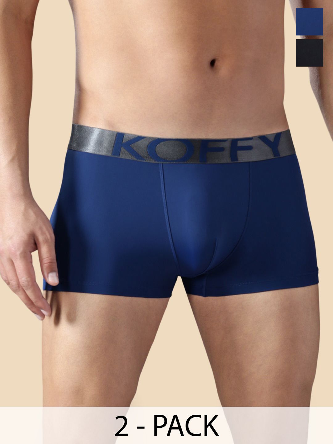 mast & harbour x koffy KOFFY Pack of 2 Cotton Trunks KOFFY_KI52_AFBU_BLK_2PC-picture-17