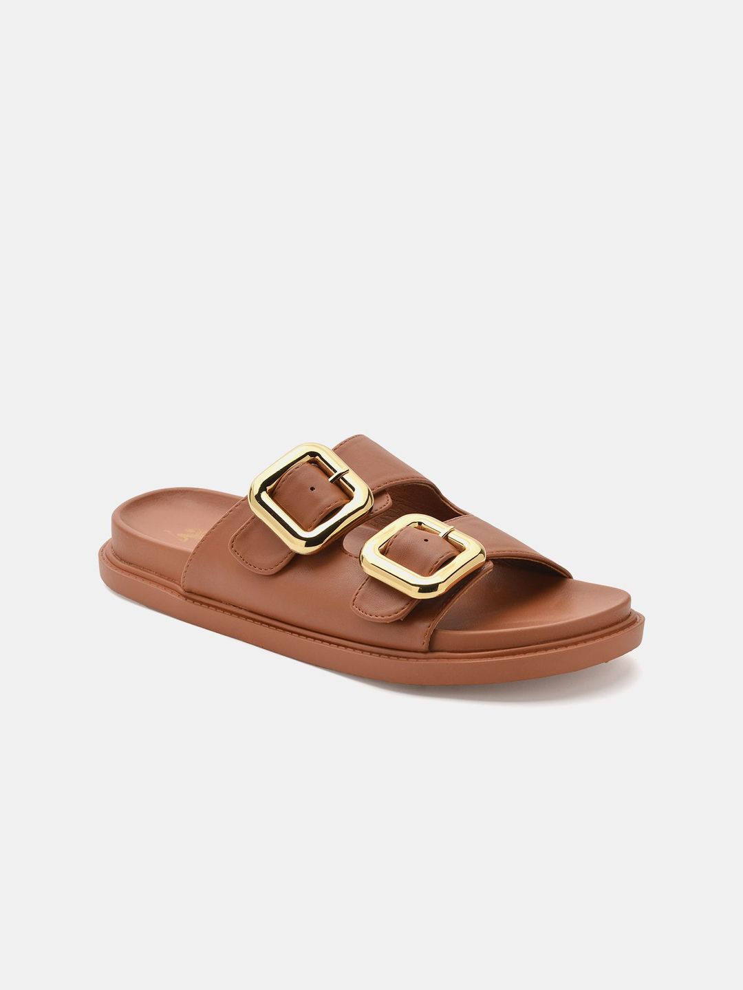 U.S. Polo Assn. Women Open Toe Flats with Buckles-picture-26