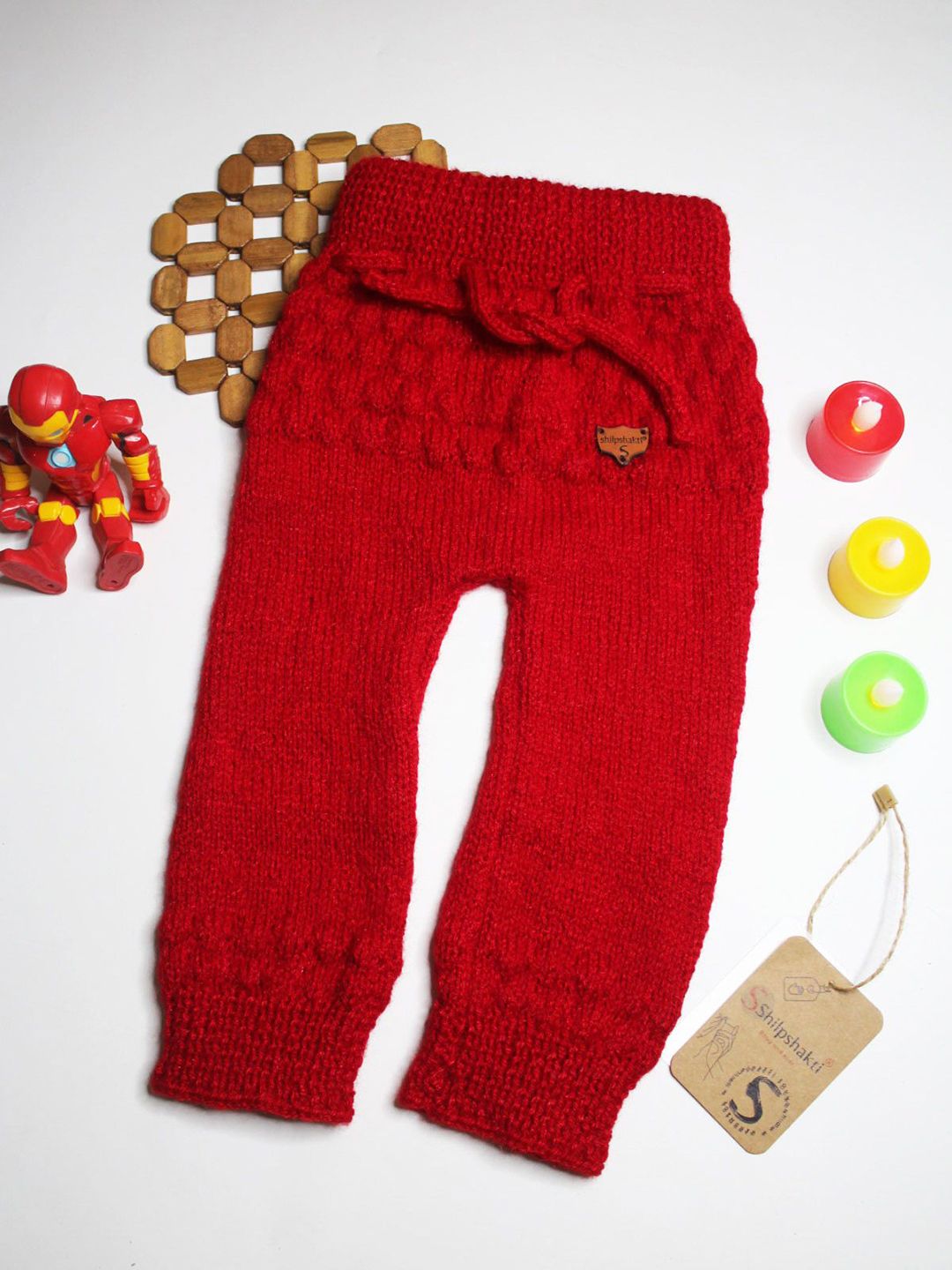 ShilpShakti Kids Knitted Thermal Bottoms-picture-24