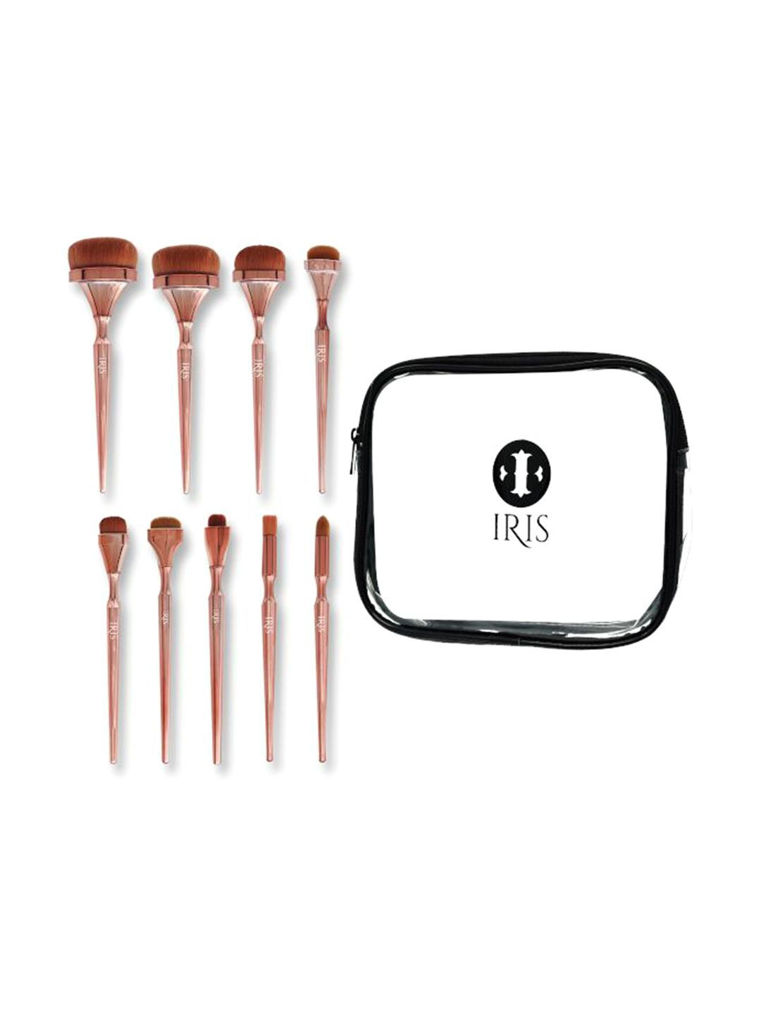 IRIS COSMETICS Set Of 8-Piece Face Brush Set-picture-30