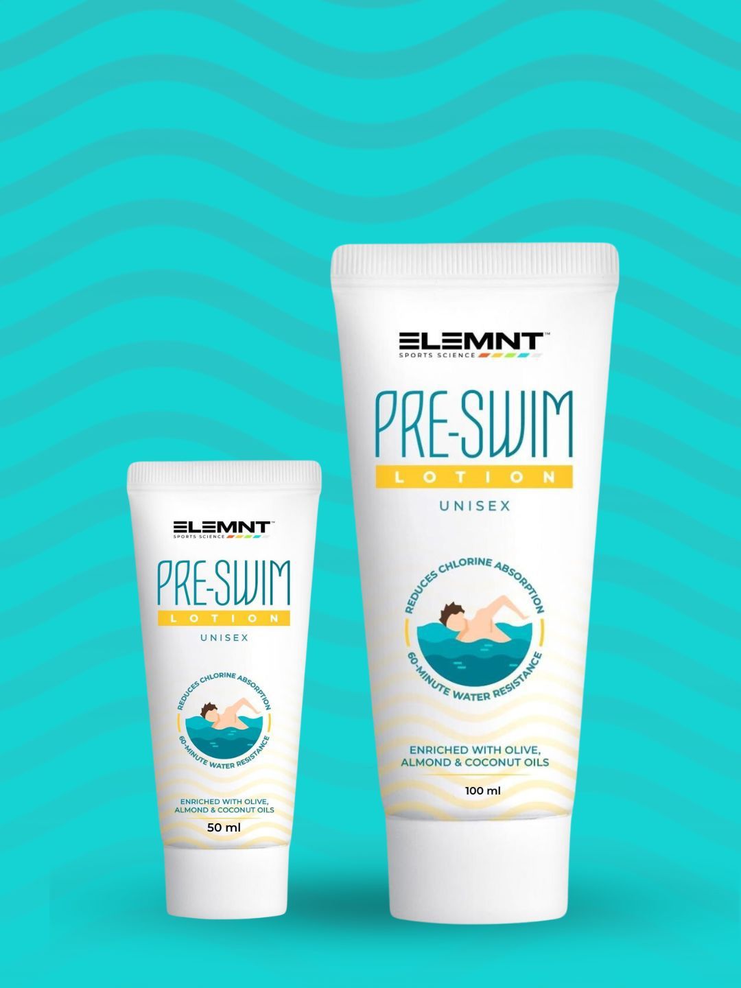 Elemnt Sports Science Pre Swim Lotion- 150ml-image-1