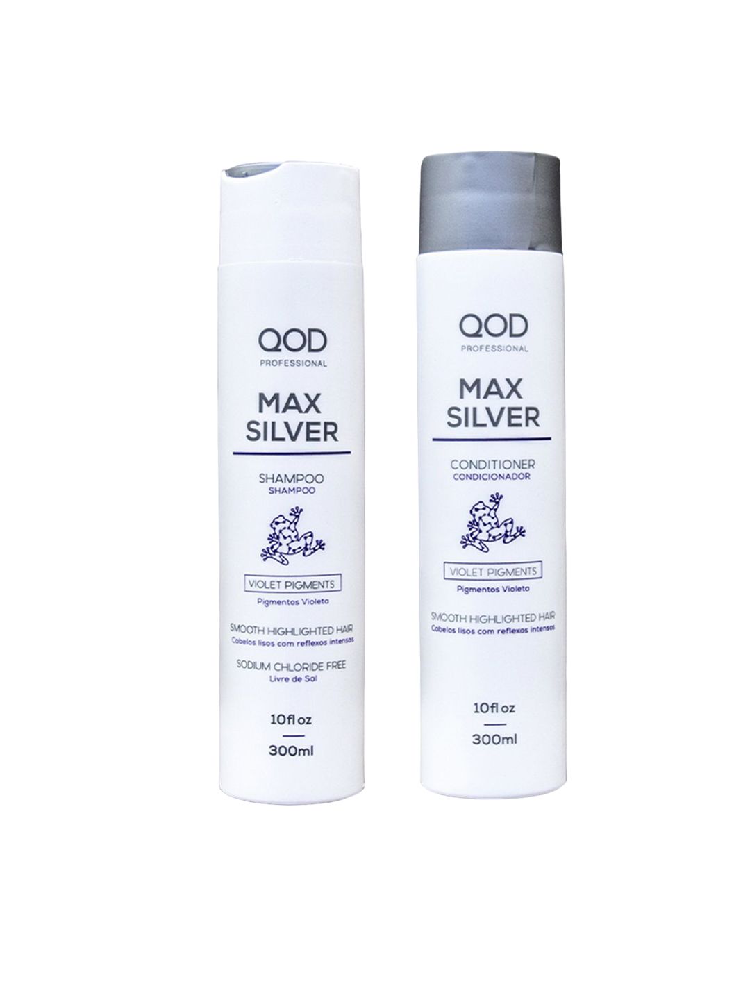 QOD PROFESSIONAL Max Silver Shampoo & Conditioner - 300ml Each-image-5