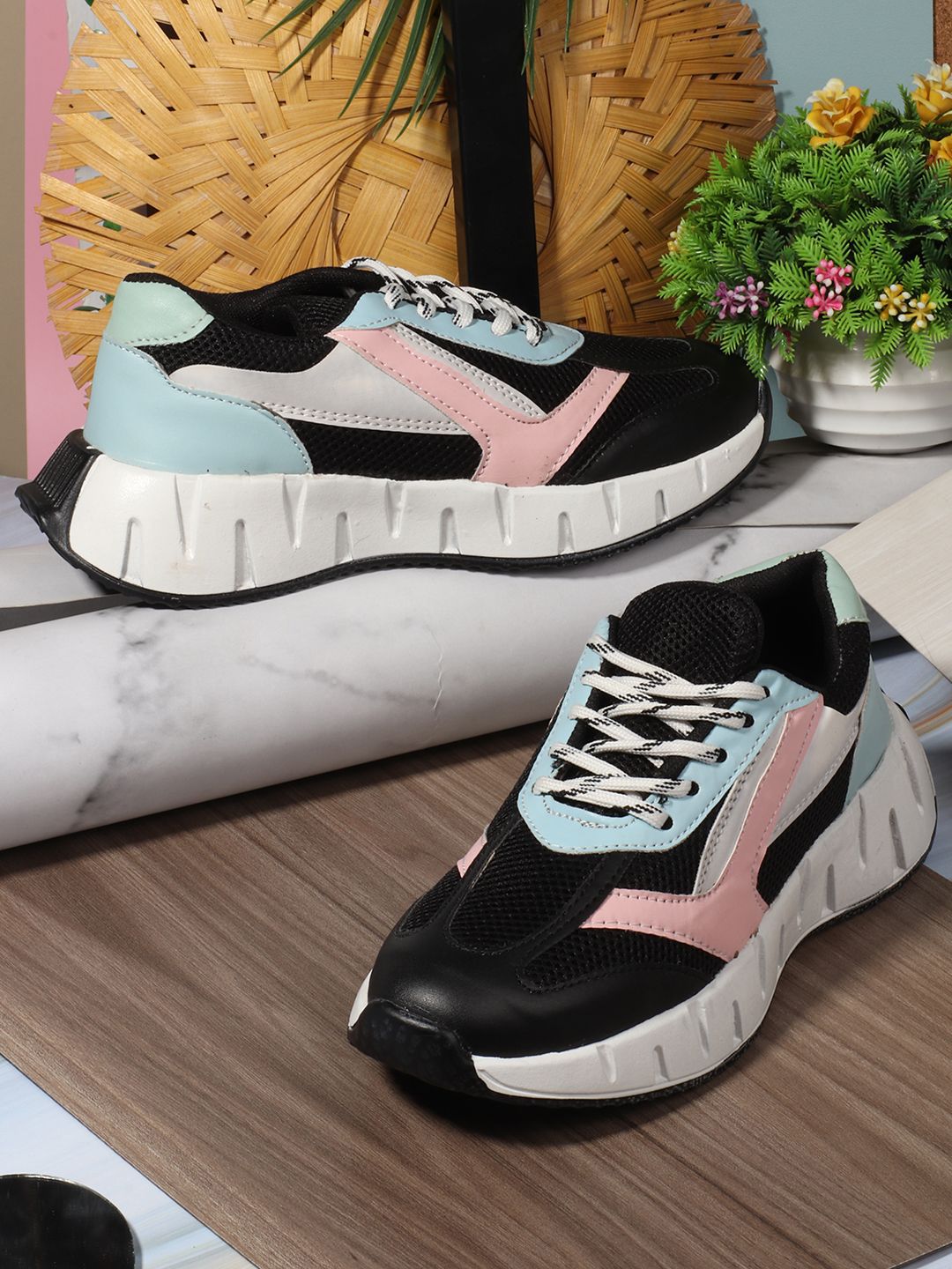 Denill Women Colourblocked Sneakers-picture-34