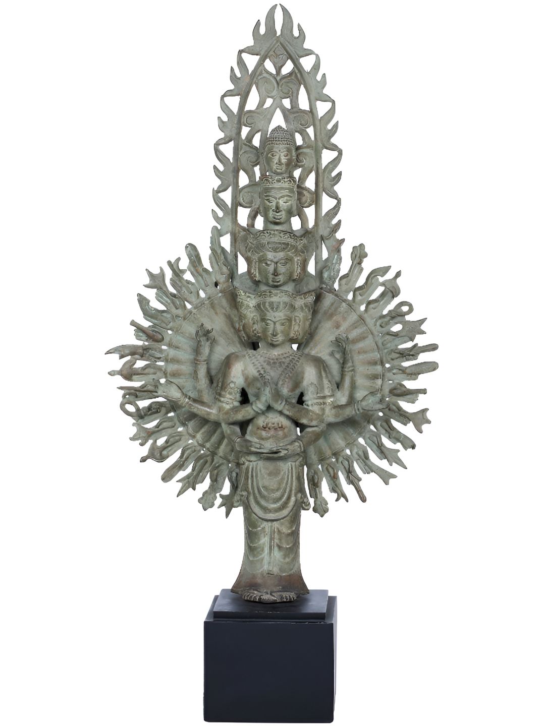 Exotic India Grey Religious Idol Showpiece-image-4