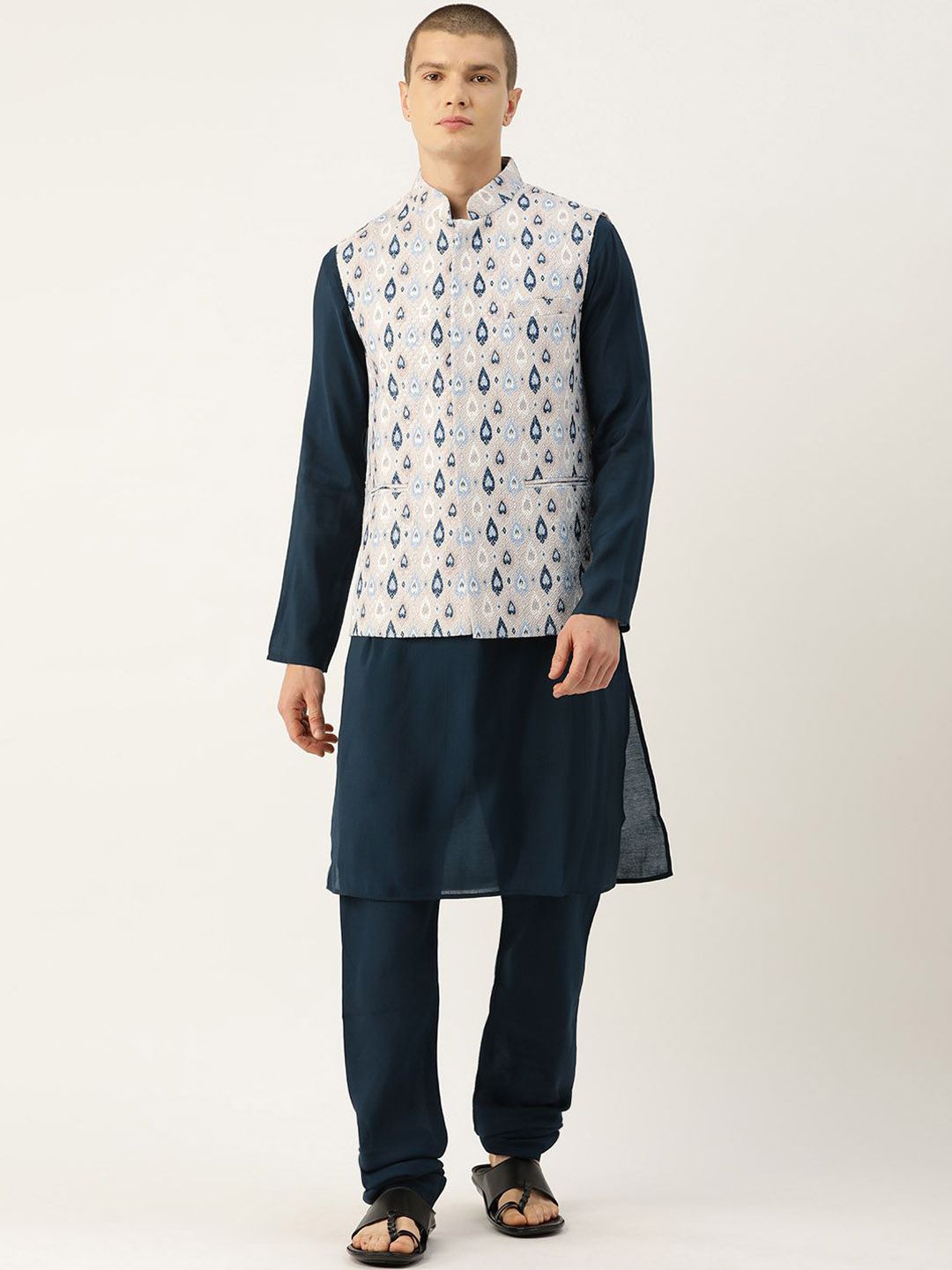 simaaya Sayisha Printed Pure Cotton Nehru Jackets-picture-52