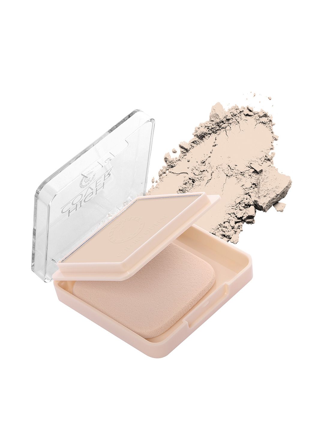 Colors Queen High Cover Silk Compact Powder - Creamy Beige 07-picture-25