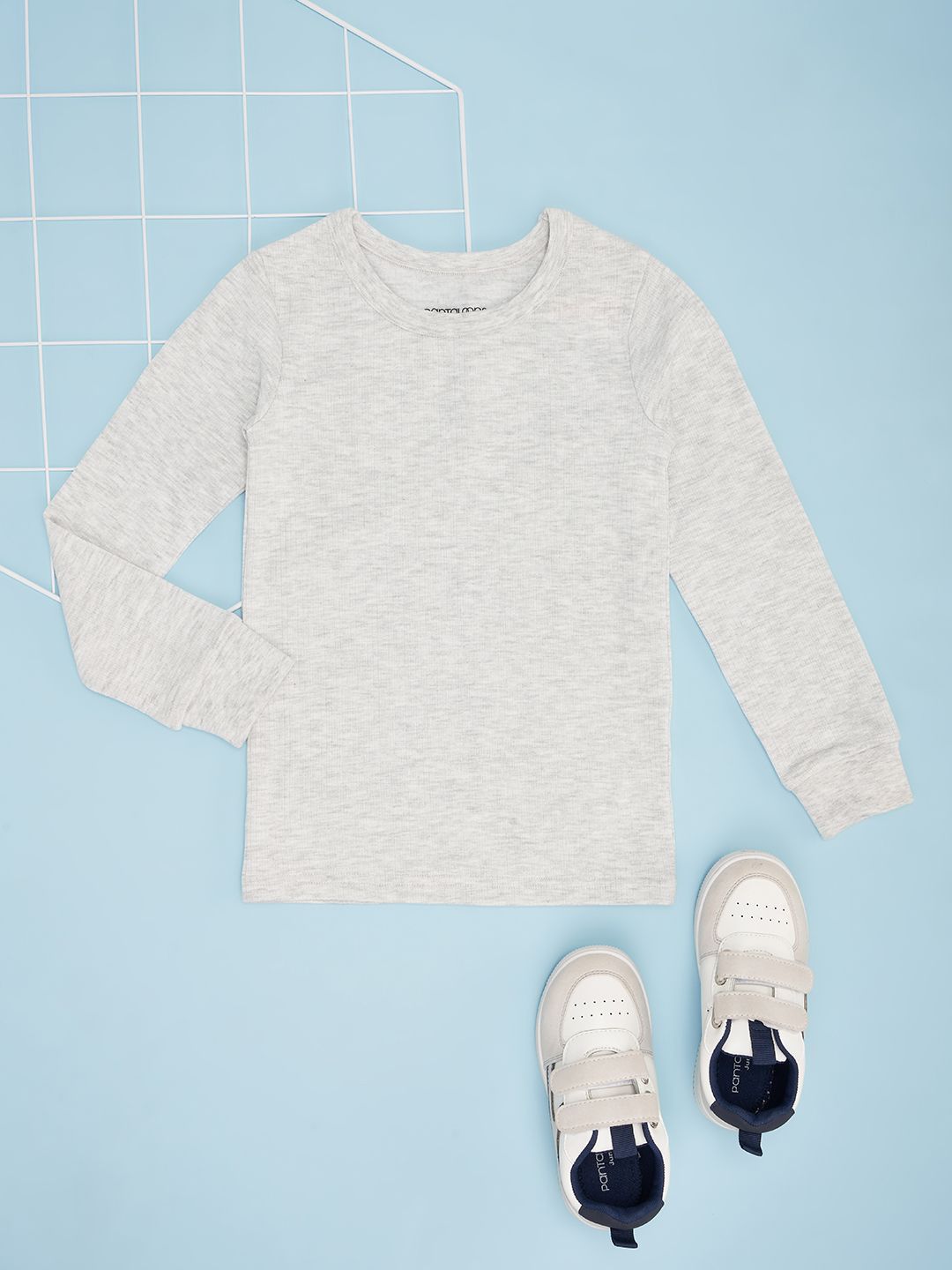 Pantaloons Junior Girls Ribbed Thermal Top-picture-27