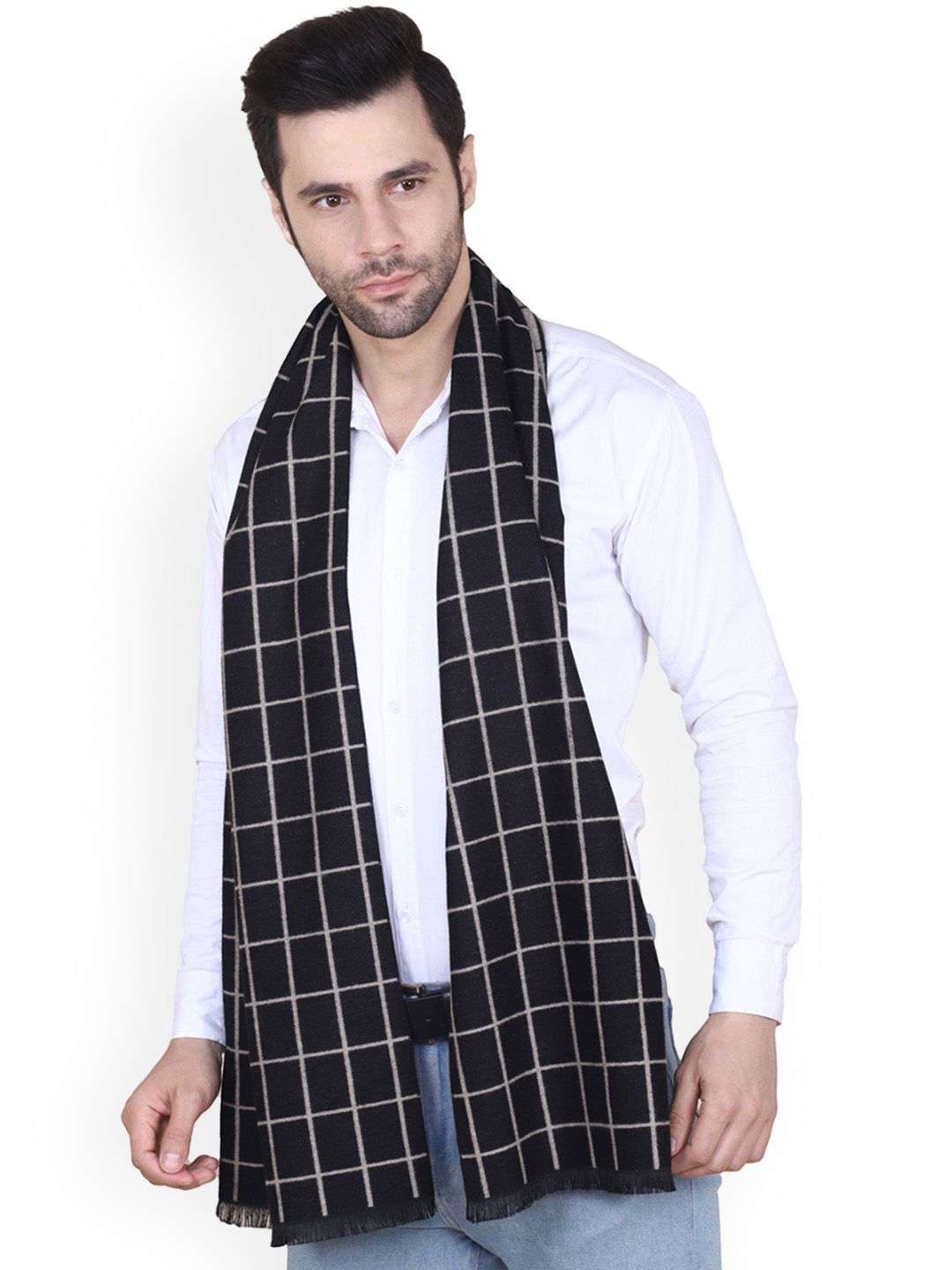 Cazzano Men Striped Merino Wool Mufflers-picture-28