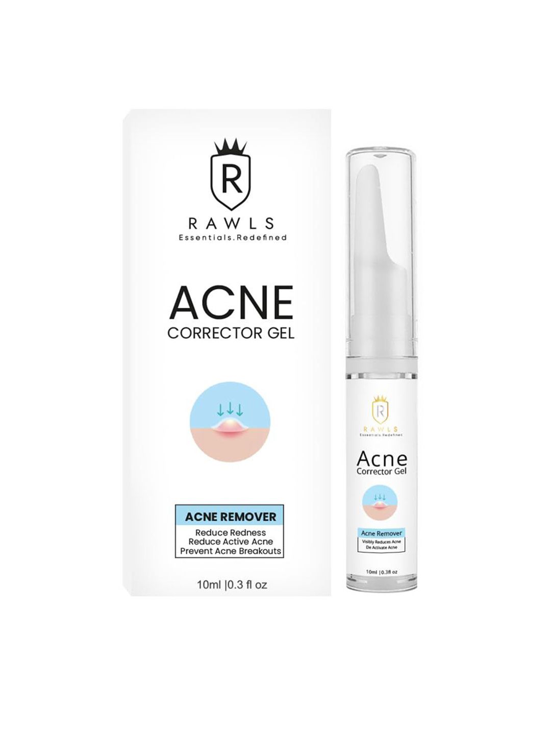 RAWLS Acne Corrector Gel For Active Acne & Redness - 10 ml-image-2
