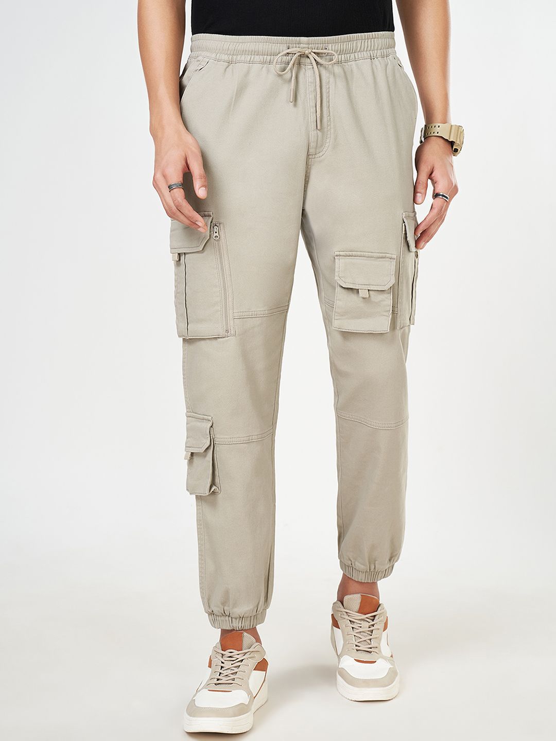 Urban Ranger by pantaloons Men Cargos Trousers-picture-24